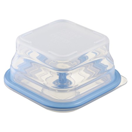 Silikobox transportation and storage container, silicone, folding, 400 ml, blue color-2