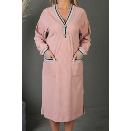Women's dress, size 50, pink color-10