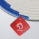 Serving napkin on the table "Hypnosis", d = 38 cm, the color of the blue-white