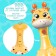 Musical toy "Funny giraffes", sound, light, yellow color
