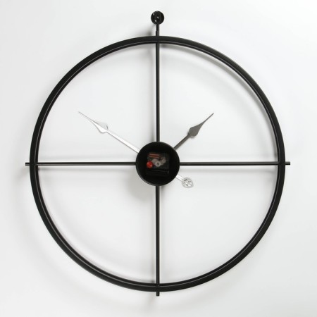 Wall clock, series: loft, discrete move, 67 x 63 x 5.5 cm-3