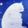 New Year's pillow Square "Bear and Baby", for the New Year