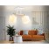 Suspended Ambrella Light, Traditional, TR9511, 2HE27, white color, chrome