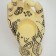 Hindi candlestick with painting, 16cm