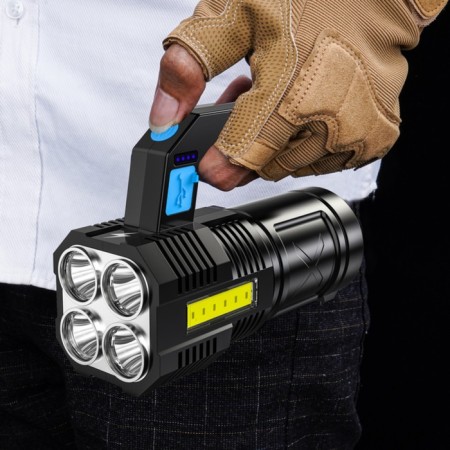 Flight battery, 10 W, 3500 mAh, XPE + COB, 350 lm, USB, 15 x 6 cm-3