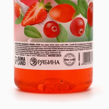 Hair shampoo Russian benefit, 500 ml, aroma of red berries-6