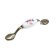 The handle of the tundra bracket Ceramics 013 Light, 76 mm, ceramic, bronze color