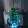 Smart garland "thread" 15 m dew, IP20, silver thread, 100 LED, control from the application, glow RGB, USB
