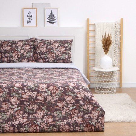 Lovelife 2PP Autumn 175x215cm bed linen, 200x240cm, 50x70cm-2pcs, cereal, 100% p/e, 100g/m2