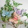 A butterfly for decor and floristry, on a clothespin, plastic, mix, 1 pc., 5 cm and 8 cm