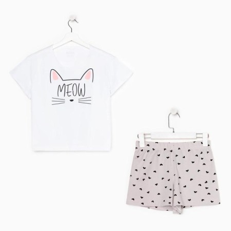 Pajama Women's KAFTAN "Meow" p. 40-42-6