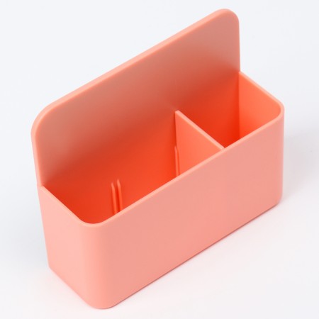 Magnetic universal stand for markers and sponges "double" pink 4x12x10cm-3