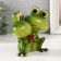 Souvenir Polystone Lak "Frog - the first date" 11.5x6.5x11.5 cm