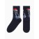 Women's socks "Snake in NG cap", blue color, rr 36-40