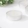 A set of tea candles, 3.8x1 cm, 2 hours, 9 g, 18 pieces, white