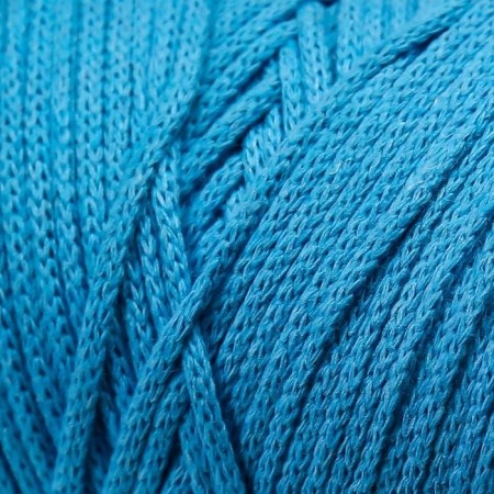 Yarn "Macrame Cotton" 20% polyester, 80% cotton 225m/250g (763 azure)-2