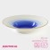 Porcelain plate for the pasta of the Cosmos, 150 ml, D = 21 cm, blue color