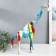 Polystone souvenir "Curious giraffe" Sunses of paint 12x40x49 cm