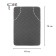 EVA carriers of car, universal, l (average size), edging, gray, set