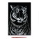 Engraving "Tiger" with a metallic effect "Gold" A4