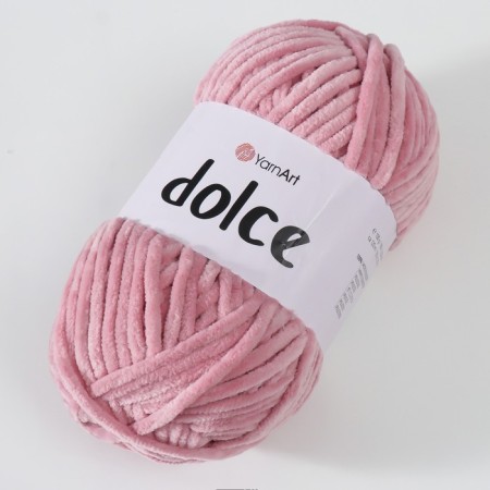 Yarn "Dolce" 100% micropoliester 120m/100g (769 rose)-2
