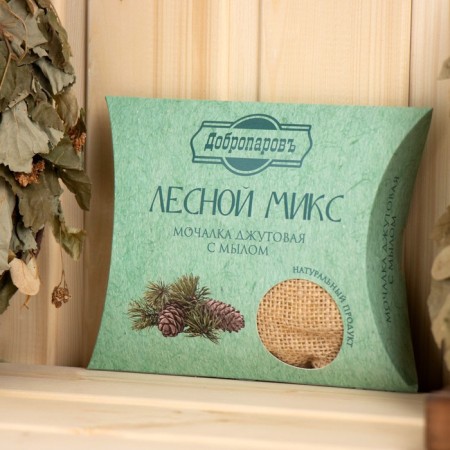 Jet washcloth with soap "forest mix" 110 g-3