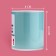 Ceramic "Kiss" mug, 320 ml, blue color