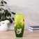 Narcissus vase with painting on painted glass, D-7; 10x23 cm mix