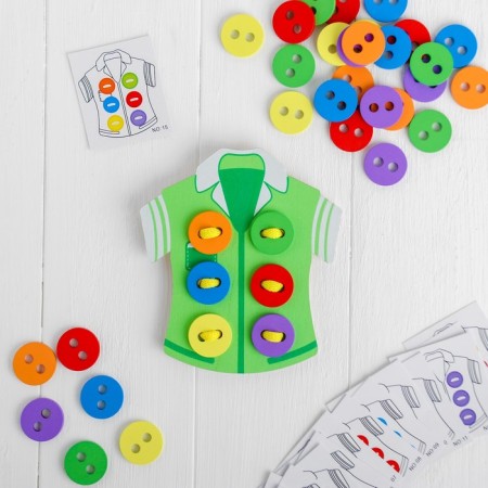 Developing set Lacing »Sew a button» 4 × 18 × 16 cm