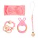 Baby I, a gift set for a cute baby, 5 items, pink SL-07258