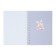 Notebook Gift Book on the crest 80l, line, color block, PVC Bun 3D cover (17.6x13.5cm) 105