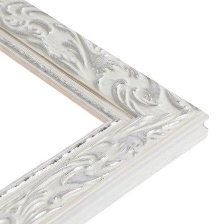 Frame for paintings (mirrors) 70 x 90 x 4 cm, tree "Versailles", white-silver-2