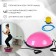 Semosfer Bosu gymnastic, 55 x 20 cm, with a pump, pink color