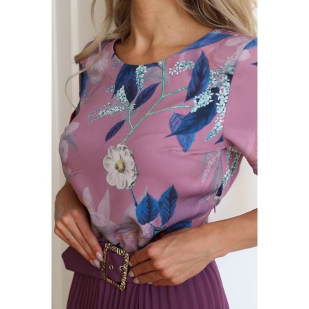 Women's dress, size 52, pink color-5