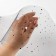 Fatin with multi -colored sparkles, 15 cm, 11 ± 1 g/sq.m, 23 ± 1 m, black color No. 40