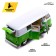 Metal Metal Volkswagen Transporter T1, 1:32, doors, inertia, green color open