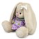 Soft toy "Bunny Mi", in a checkered coat with a hood, 15 cm