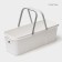Raccoon cleaning bucket, 20 l, 59.5 × 22 × 19 cm, bottom 55 × 17 cm, white color