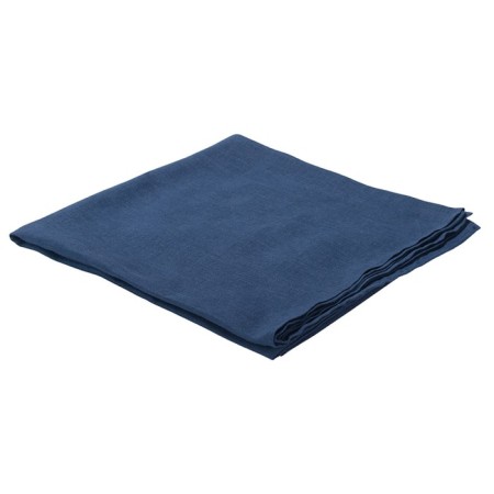 Blue -flax tablecloth Essential, size 170x170 cm-1
