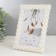 Photo frame plastic 10x15 cm "Pearls and rhinestones" straight angles 17.5x12.5 cm