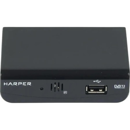 The console for digital TV Harper HDT2-1030, FullHD, DVB-T2, HDMI, USB, Black-2