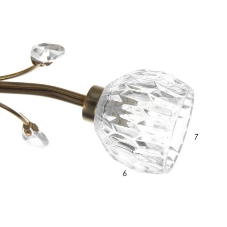Aurika chandelier 9xg9 gold 60x60x30cm Bayerlux-5
