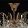 Pearl chandelier 6x60W E14 gold
