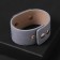 Bracelet Skin "Pompeii" rhinestones, white-gray color in gold, 21 cm