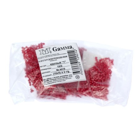 Czech Republic "Gamma" Round 1 "10/0 5g (A010 lingonberry)-2