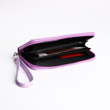 Women's wallet with lightning, lilac color-3