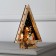 LED figure "Snowman" 14 × 22.5 × 4 cm, wood, batteries AAAX2 (not in the kit), glow warm white