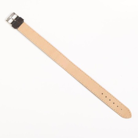 Watch strap, male, 18 mm, L-26 cm, genuine leather, brown-2