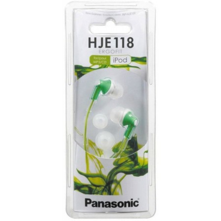 Headphones Panasonic RP-HJE118GUG green liners vacuum-1