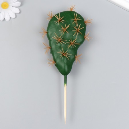 Artificial plant for creativity "Cactus Option" 13.5x7 cm long 20 cm